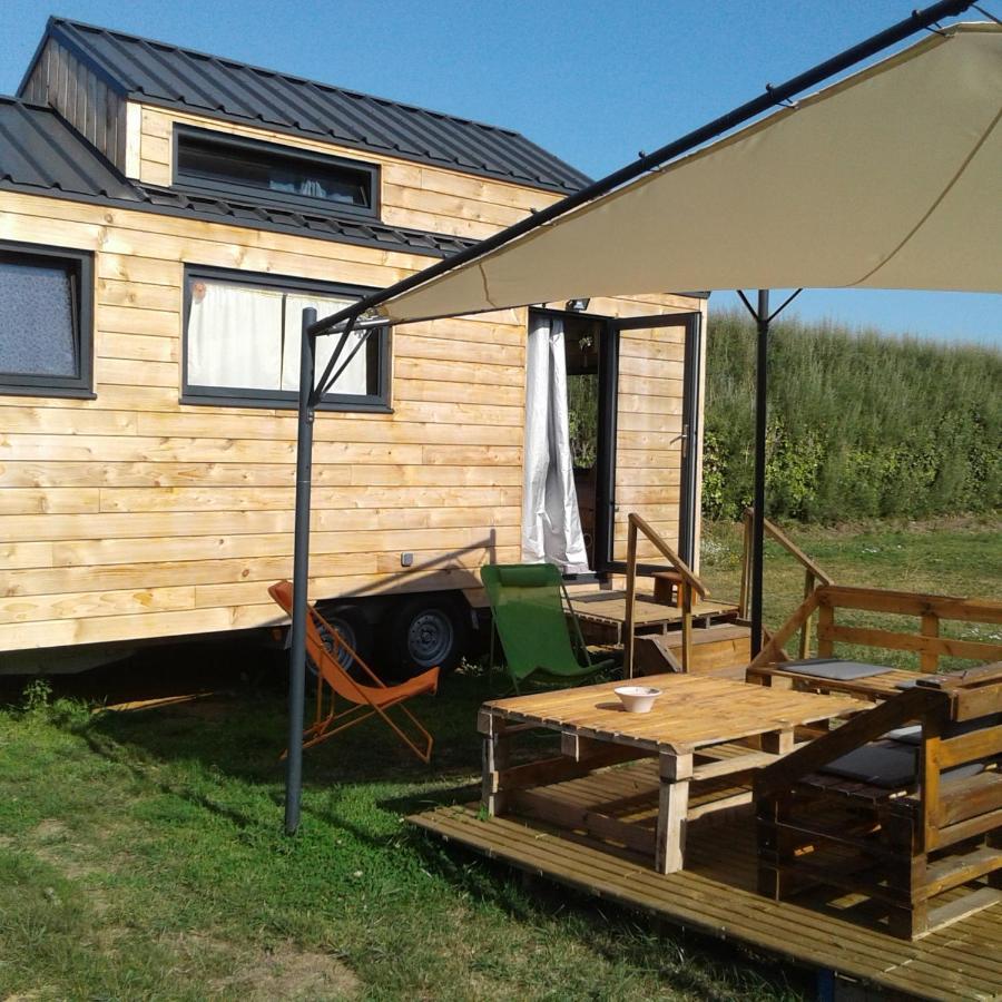 ホテル Tiny House Sur La Presqu'Ile Sauvage Lanmodez エクステリア 写真